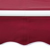 Sapphtopaz 8' x 7' Retractable Awning Manual Patio Awnings Sunshade Shelter UV Resistant Window Cover - 3 of 4