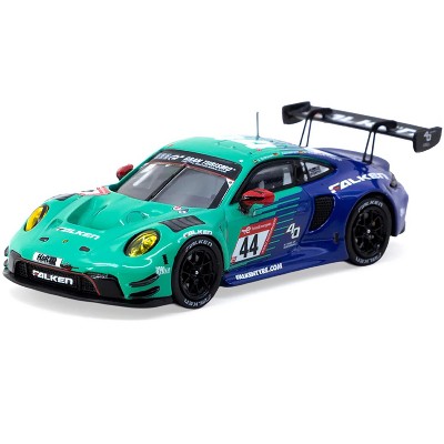 Porsche 911 GT3 R #44 "Falken Motorsports" "24 Hours of Nurburgring" (2023) "Hobby64" 1/64 Diecast Model Car by Tarmac Works
