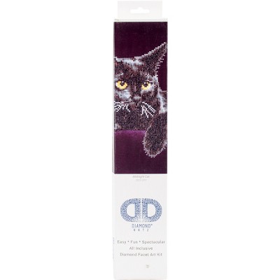 Diamond Dotz Diamond Embroidery Facet Art Kit 13.75"X17"-Midnight Cat