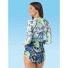 Beach House Sport Sculpt Long Sleeve Zip Front One Piece Swimsuit - 2 of 4