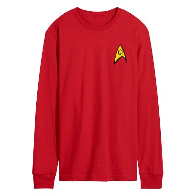 Men's - Star Trek - Engineering Delta Shield Long Sleeve Graphic T-Shirt