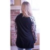 Women's Leopard Raglan Top - Shirley Stone - 2 of 3