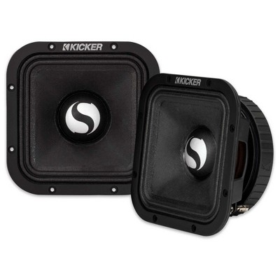Kicker 49ST7MR8 7" Street Series Square Mid-Bass, Pair, 8ohm