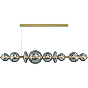 Eurofase Lighting Atomo 1 - Light Chandelier in  Gold - 1 of 4
