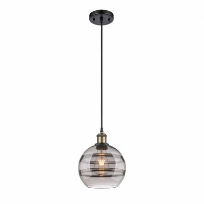 Rochester - 1 Light Cord Hung Mini Pendant In Industrial Style-9.88 Inches Tall and 8 Inches Wide