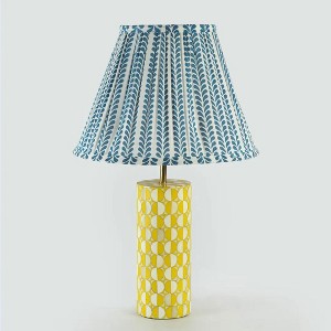 Mela Artisans Flourish Handblocked Lampshade - 1 of 3