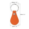 Unique Bargains PU Leather DIY Keychain Key Fob Kit with Key Rings 30 Pcs - 2 of 4