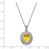Black Bow Jewelry Rhodium Plated Sterling Silver & CZ Old Friends Are Golden Necklace - 2 of 4