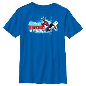 Boy's Spider-Man: Beyond Amazing Swing Pose T-Shirt - 1 of 4