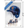 Trends International MLB New York Mets - Drip Helmet 22 Framed Wall Poster Prints - 3 of 4