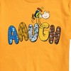 Men's - Peanuts - Aaugh Pattern Charlie Brown Short Sleeve Graphic T-Shirt - 2 of 4