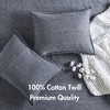 Lyngins Oversized Twill Washed Comforter Set, Cotton Bedding Set, Stone-Washed Comforter & Sham, All-Season Quilt Bedding Set, OEKO-TEX Certified - 3 of 4