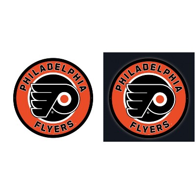 Evergreen Ultra-Thin Edgelight LED Wall Decor, Round, Philadelphia Flyers- 23 x 23 Inches Made In USA