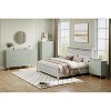 Drawer Dresser for Bedroom, Large Nightstand Chest of Drawers, Modern Wood Storage Dresser Organizer with Gold Metal Handles - 4 of 4