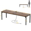 Aheaplus 78.8'' W Rectangle Computer Desk - 4 of 4