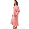 Just Love Womens Plush Zipper Lounger Solid Robe | Long Bathrobe Duster - 2 of 3