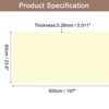 Unique Bargains Wallpaper, Peel and Stick Wallpaper Contact Paper Solid Color Vinyl Self-Adhesive Wall Paper Decorative Khaki Yellow 197"x23.6" - 2 of 4