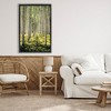 Stupell Industries Small And Tall Birch Forest Floating Frame Canvas Art, Black, 21" x 31" - 3 of 4