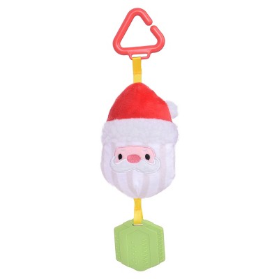 Sunny Days Santa Chime Teether Baby Toy - Christmas