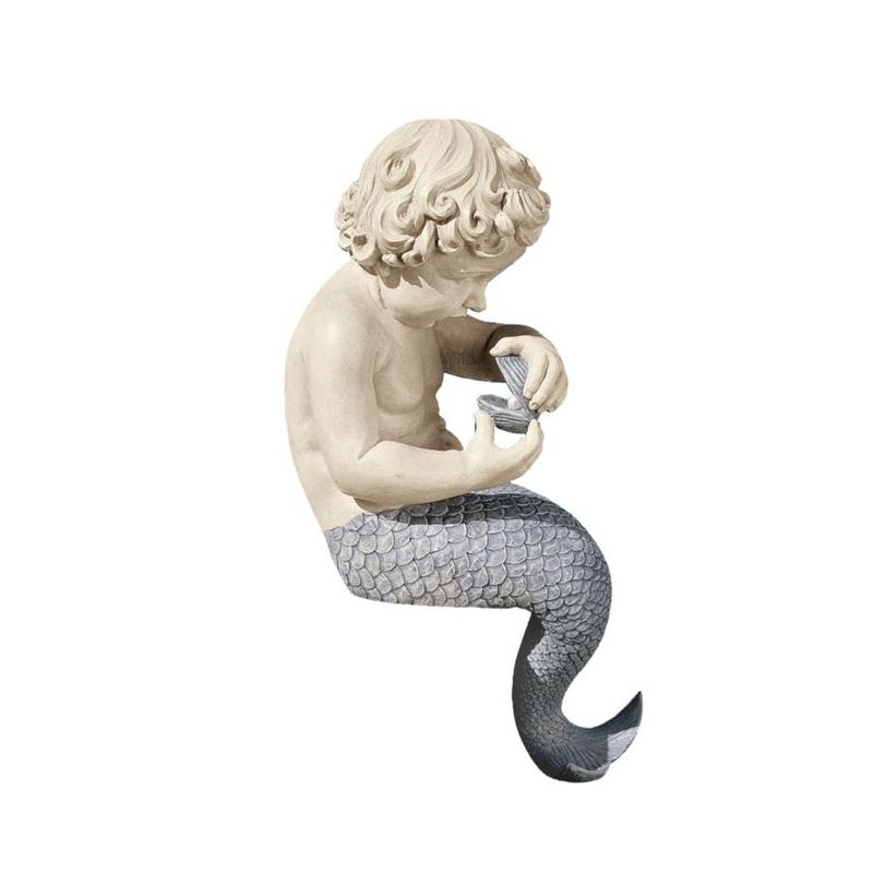 Design Toscano The Ocean's Little Treasures Mermaid Statue, 2 of 4