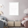 19" x 13" Second Star Motivational Quotes Framed Wall Art Gray - Olivia's Easel - 4 of 4