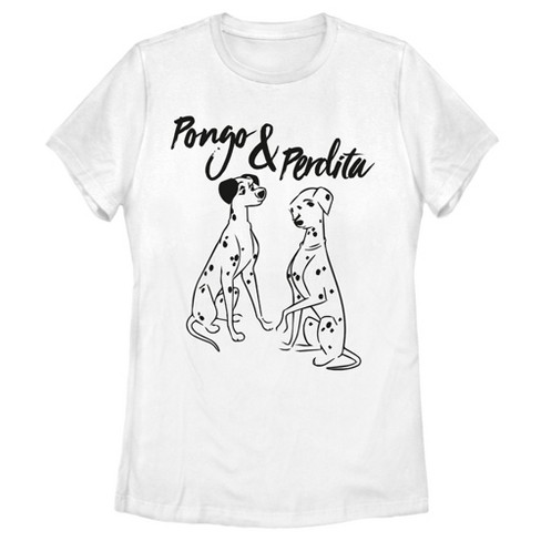 Women's One Hundred And One Dalmatians Pongo And Perdita T-shirt