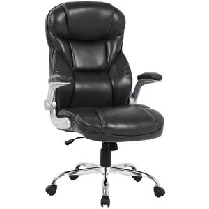 FDW Big and Tall Office Chair 250lbs Executive Office Chair with PU Leather Upholstery and 360-Degree Swivel  for Home Office - 1 of 4
