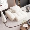 Oversized Modern Modular Sofa, Sofa with DIY Combination Design, Tufted Sofa with Chenille Cushion and Pillows with Foam Filling-Coolbibila - 3 of 4