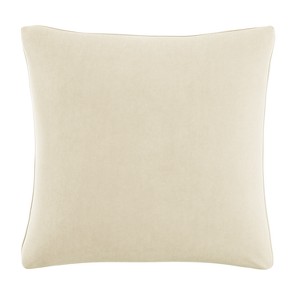 Cream Solid Throw Pillow - Skyline Furniture, Ivory