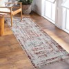 Modern Area Rugs Non Slip Abstract Indoor Carpet Washable Contemporary Accent Rugs Foldable Low Pile Distressed Floor Mat for Kitchen Bedroom Office - 2 of 4