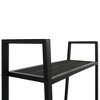 vidaXL - 4 Tiers Metal Ladder Bookcase, Versatile Design, for Storage or Displaying Decorative Pieces, Easy Assembly, Black - 4 of 4