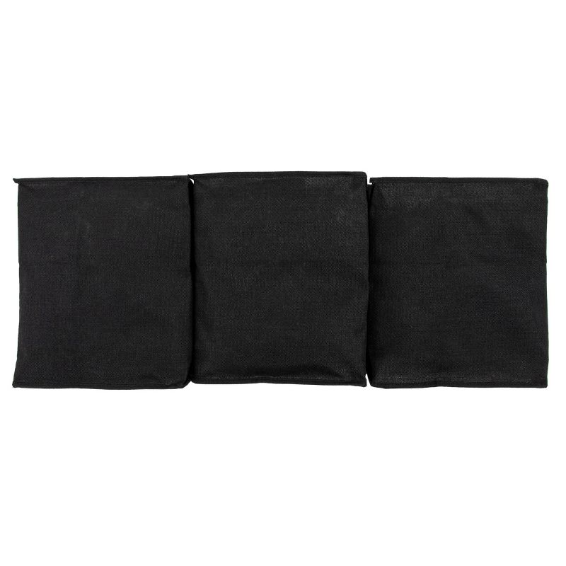 Household Essentials Under Bed Zippered Sweater Storage Bags with Clear Vision Panel Black, 5 of 9
