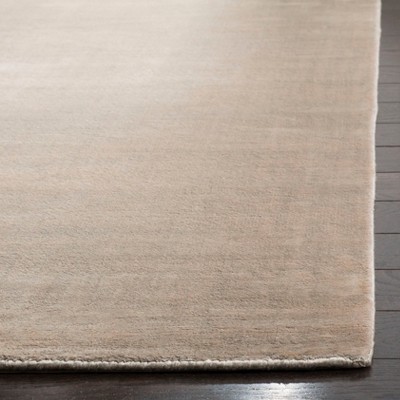 Elegance Silver Hand-Knotted 4' x 6' Wool-Viscose Area Rug