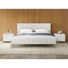 Omax Decor,Julia Upholstered Contemporary Fabric King Platform Bed - 2 of 4