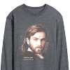 Men's - Star Wars - Obi Wan Portrait Long Sleeve Graphic T-Shirt - 2 of 4