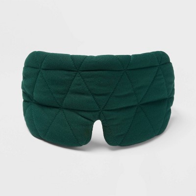 Image of Quilted Jersey Eye Mask - Auden™ Green
