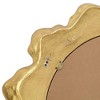 Uttermost Pearla Shiny Gold Leaf 32" Round Wall Mirror - 4 of 4