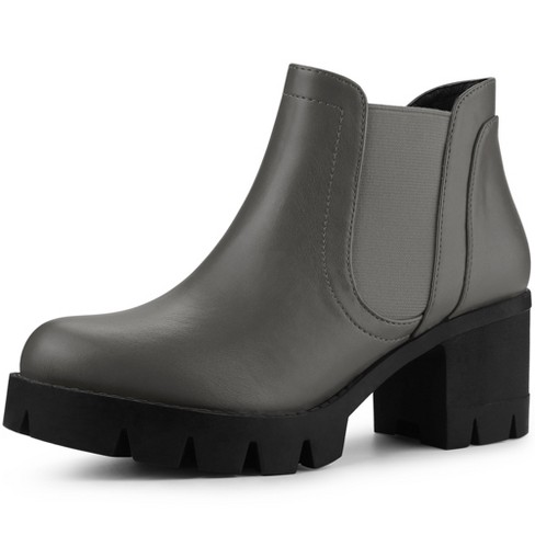 Chelsea boots with chunky on sale heel