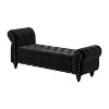 CAVINAS 64.5" End of Bed Storage Bench, Nail Tufted Shoe Rack Bench with Armrest Bedroom Storage Bench for Bedroom, Living Room - 4 of 4