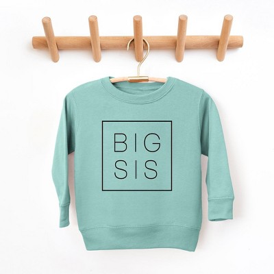 The Juniper Shop Big Sis Square Toddler Graphic Sweatshirt