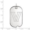 Black Bow Jewelry 10k White Gold Villanova Wildcats NCAA Large Pendant - 2 of 3