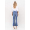 Women's Scalloped Hem High Rise Kick Crop Flare Jeans - FLYING MONKEY - image 2 of 4