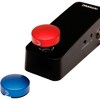 D'Addario XPND Footswitch Topper, Blue/Red 2-Pack - 4 of 4