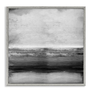 Stupell Industries Monochromatic Grey Rustic Abstraction, 12" x 12" - 1 of 4