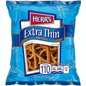 Herrs Extra Thin Pretzels - 1 Ounce Bag (pack Of 36) - 1 of 3