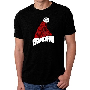 LA Pop Art All I Want for Christmas is You - Men's Premium Blend Word Art T-Shirt - 1 of 4