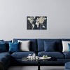 Old World Map Blue by Wild Apple Portfolio Unframed Wall Canvas - iCanvas - 2 of 3