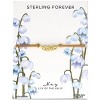 SHINE by Sterling Forever Sterling Silver Birth Flower Bolo Bracelet - 2 of 3