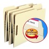Smead Fastener File Folder, 2 Fasteners, Reinforced 1/3-Cut Tab, Letter Size, Manila, 12 per Pack (11537) - 3 of 4