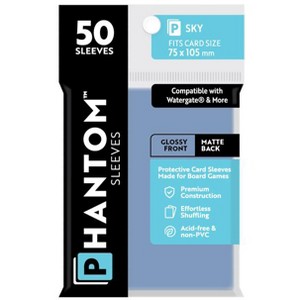 Phantom Sleeves: "Sky Size" (75mm x 105mm) - Gloss/Matte (50) (Compatible with: Watergate® and More) - 1 of 1